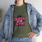 Queen of the Gym T-Shirt — Pink Crown Fitness Tee