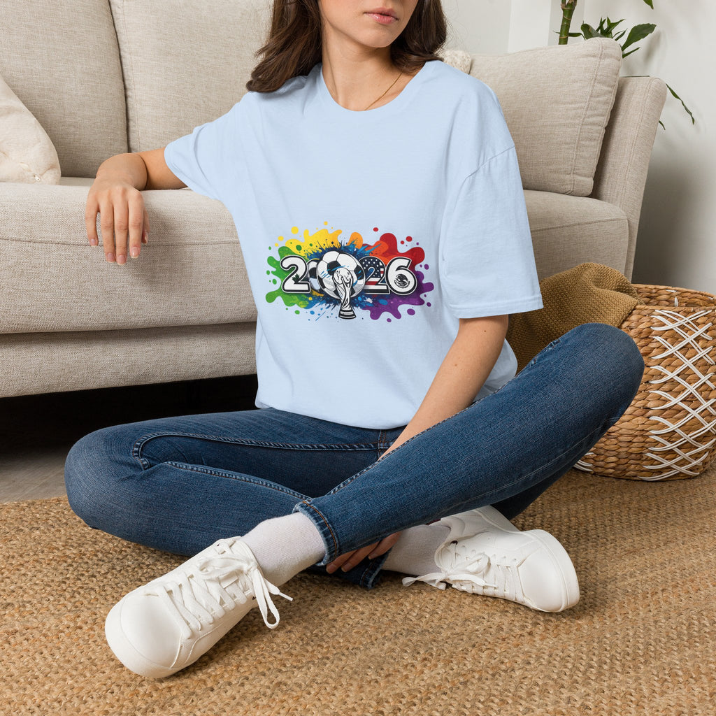 2026 Rainbow Soccer T‑Shirt — Pride Soccer Fan Shirt