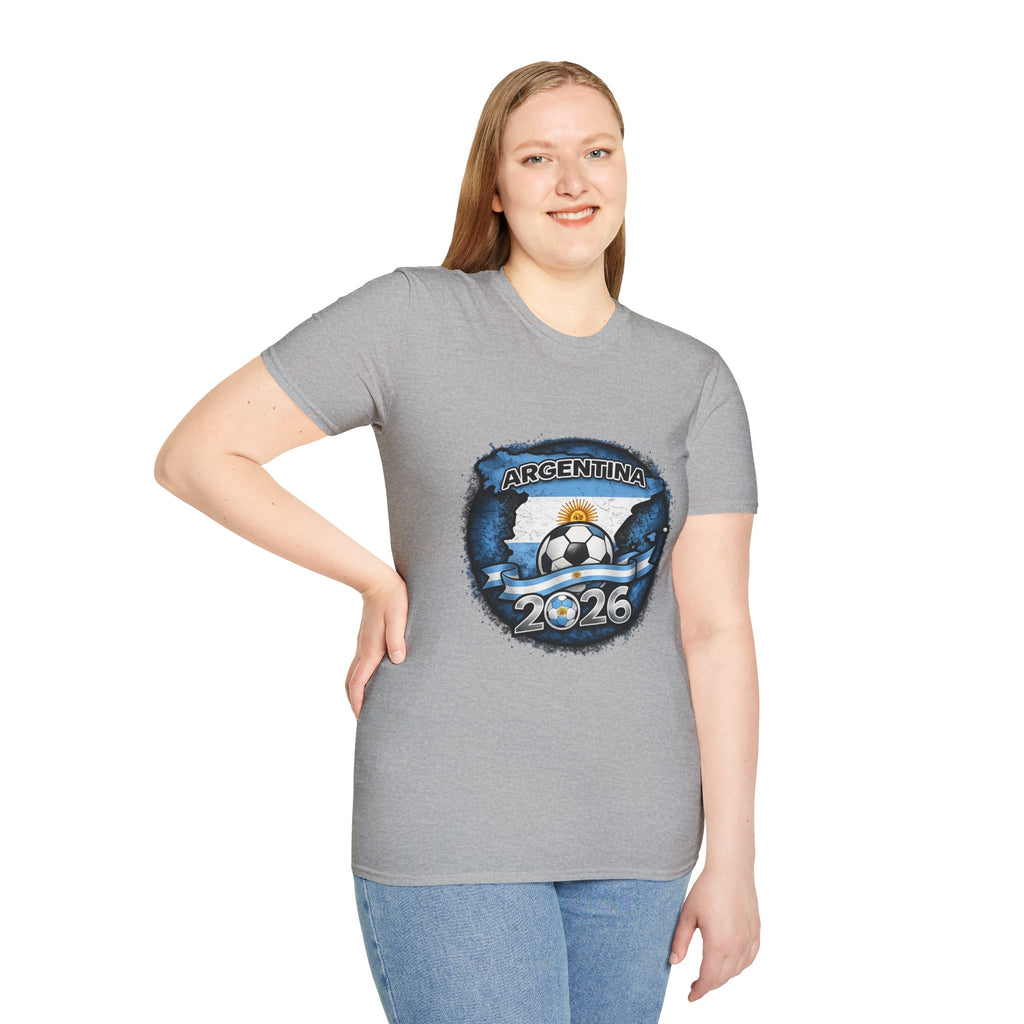 Argentina Soccer T‑Shirt 2026 — Fan Jersey