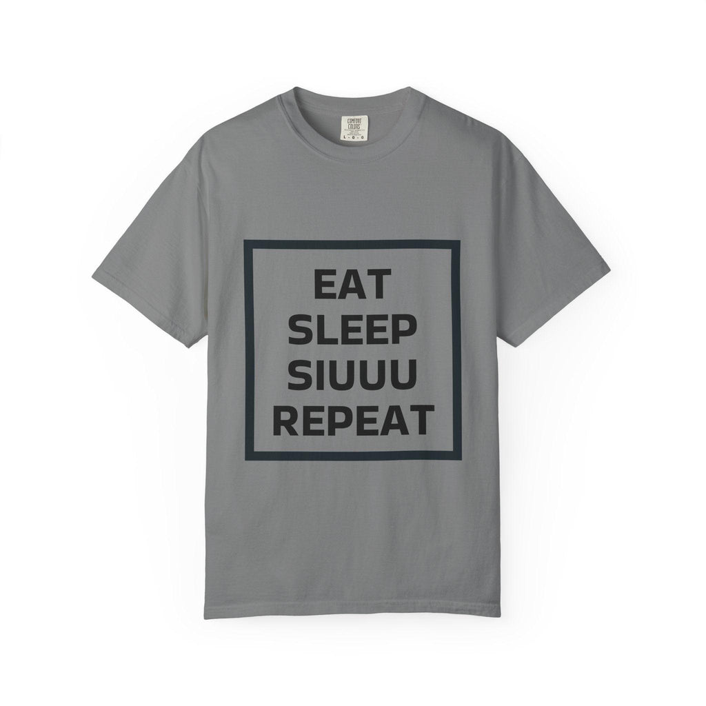 Unisex CR7 Fans Siuuu T-Shirt — Eat Sleep Siuuu Repeat Graphic Tee.