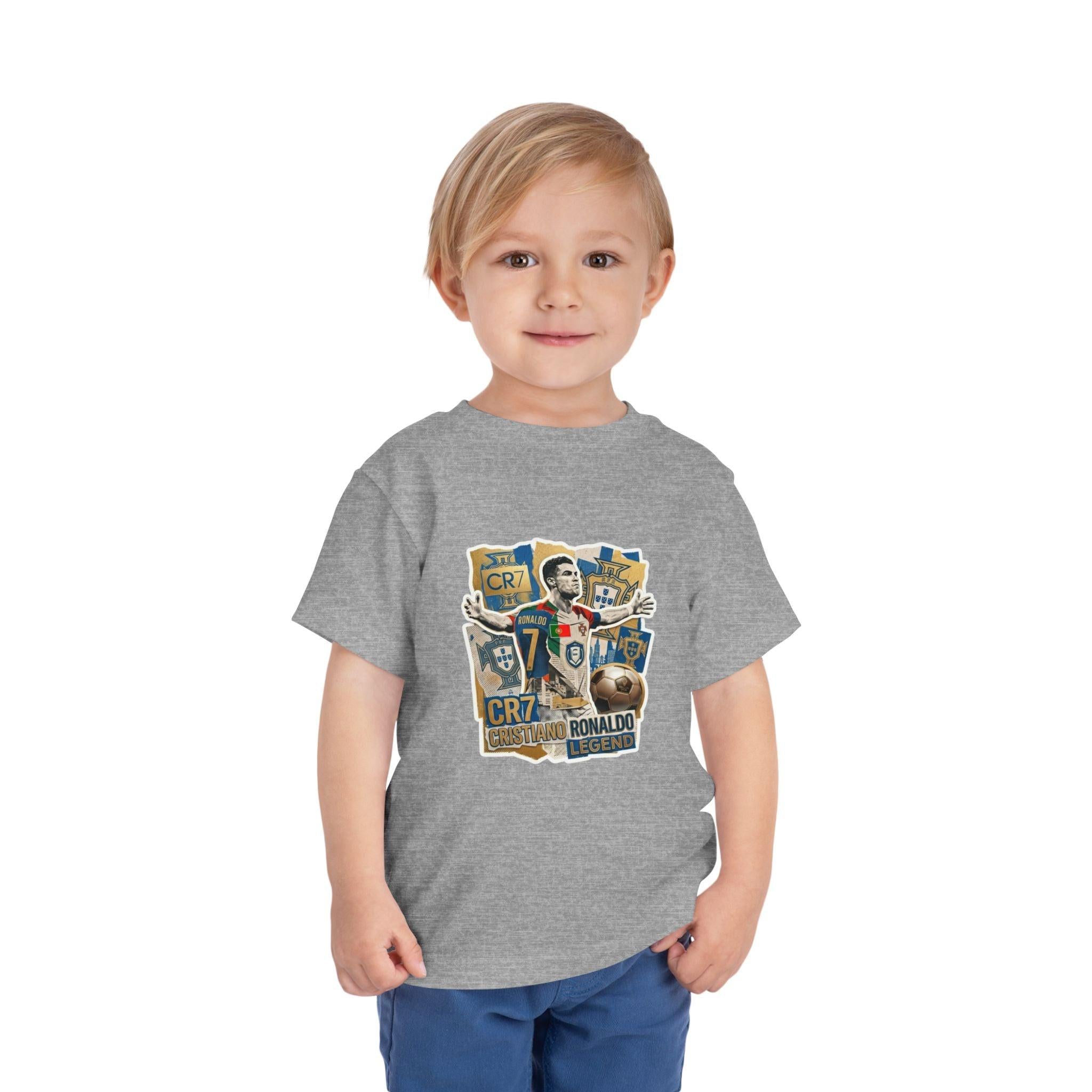 CR7 Fan Inspired Toddler Soccer T‑Shirt — Kids Football Fan Tee.