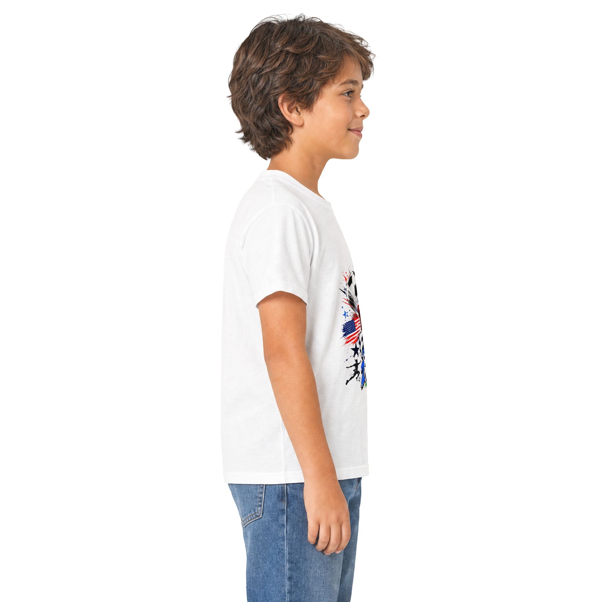 Kids Soccer  2026 Tee cartoon character