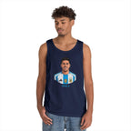 "I am Here to Stay" Argentina Soccer Star Tank Top — Jersey Portrait World Cup 2026.