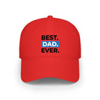 Best Dad Ever embroidered baseball cap