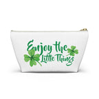 Enjoy the little things inspirational travel pouch