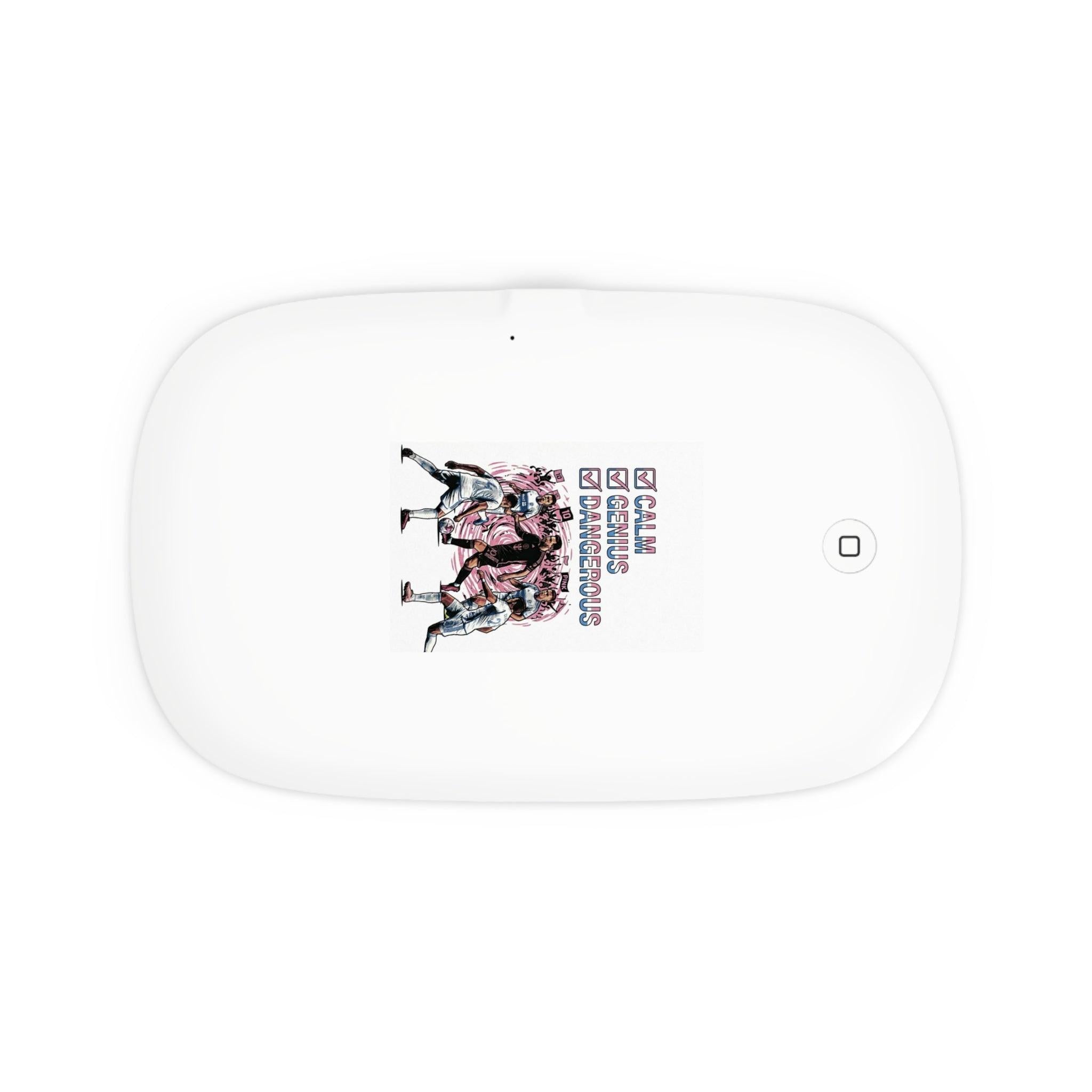 UV Phone Sanitizer & Wireless Charging Pad - Argentina Soccer Legend Fan Inspired.