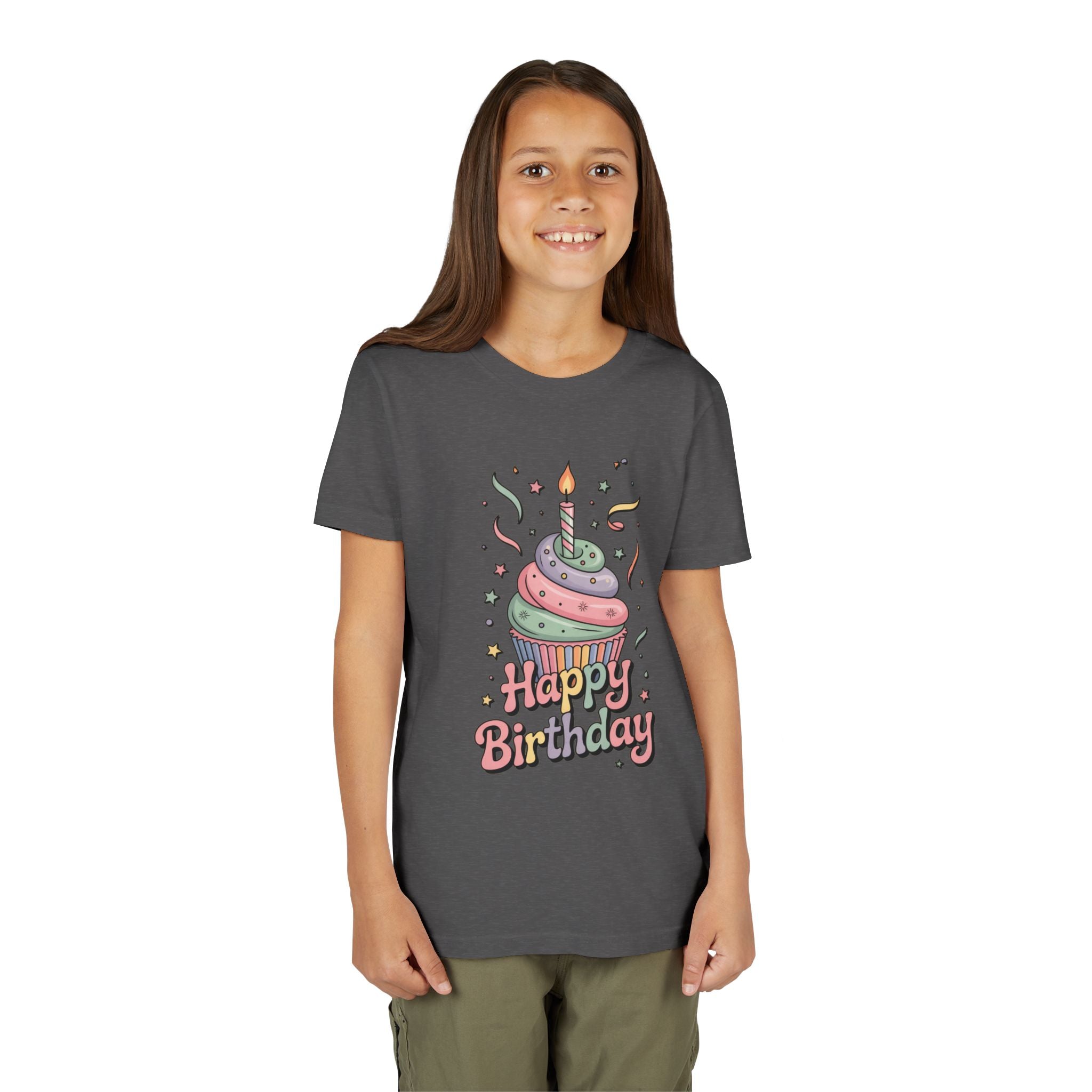 Kids "Happy Birthday" Cupcake Tee