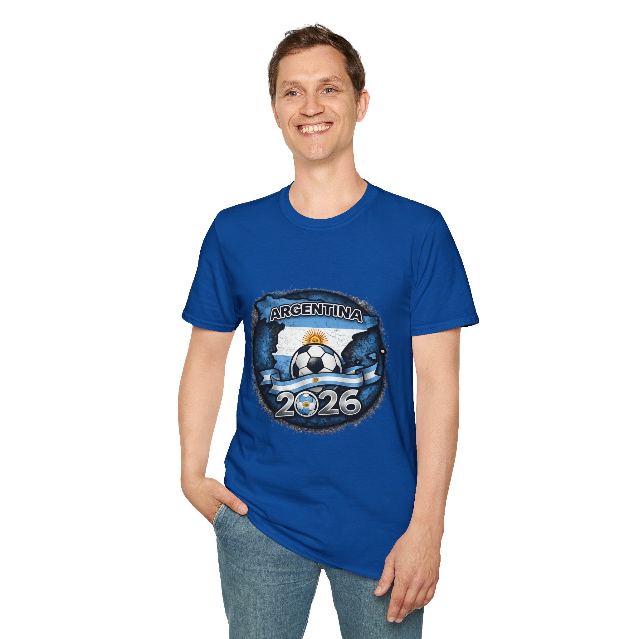Argentina Soccer T‑Shirt 2026 — Fan Jersey