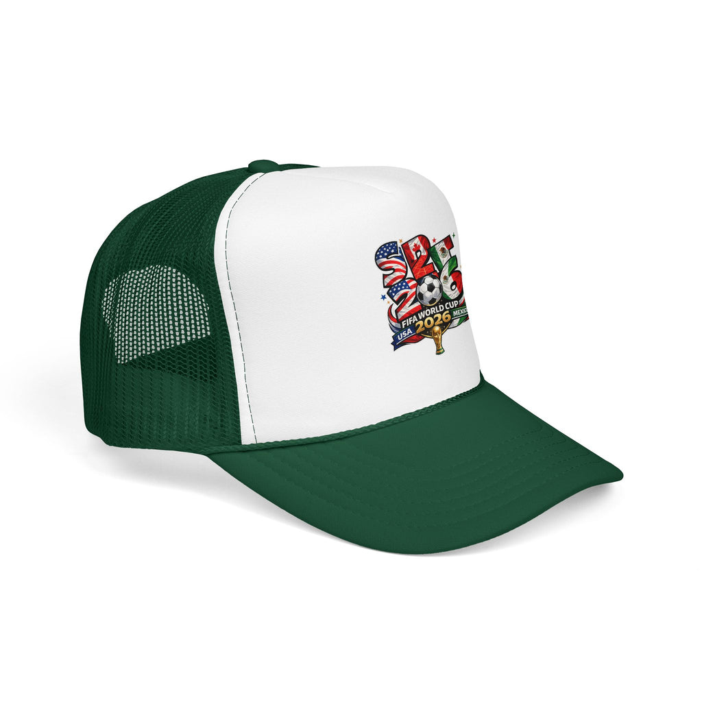 soccer cup 2026 Foam Trucker Hat — USA Soccer Patch Design