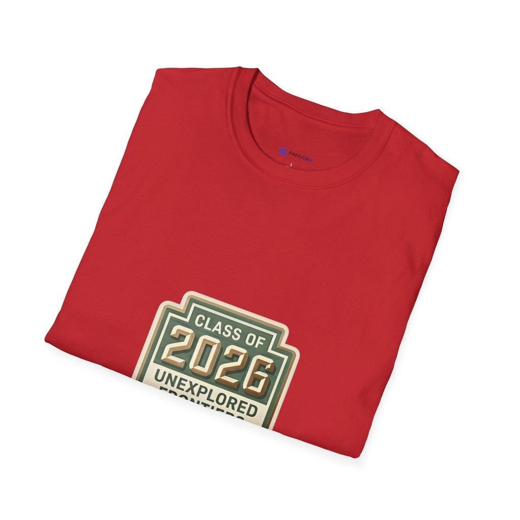 Class of 2026 'Unexplored Frontiers' Graduation T-Shirt.