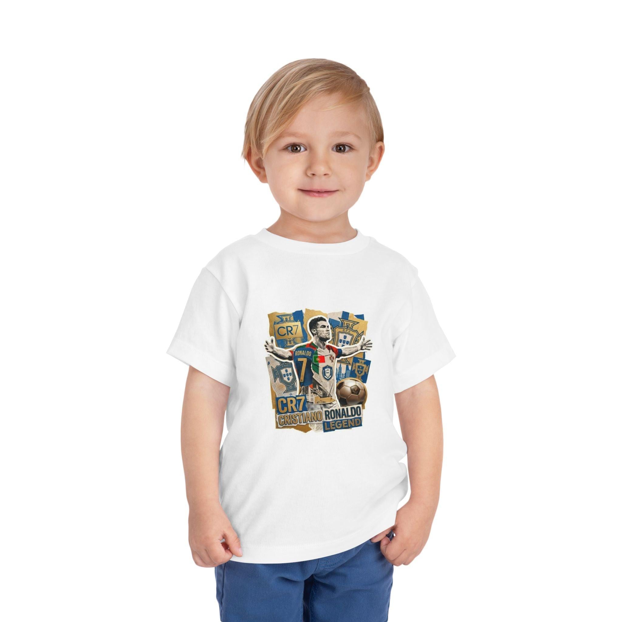 CR7 Fan Inspired Toddler Soccer T‑Shirt — Kids Football Fan Tee.