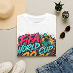 Soccer 2026 T-Shirt —  Bright color splash Graphic Tee.
