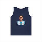 "I am Here to Stay" Argentina Soccer Star Tank Top — Jersey Portrait World Cup 2026.