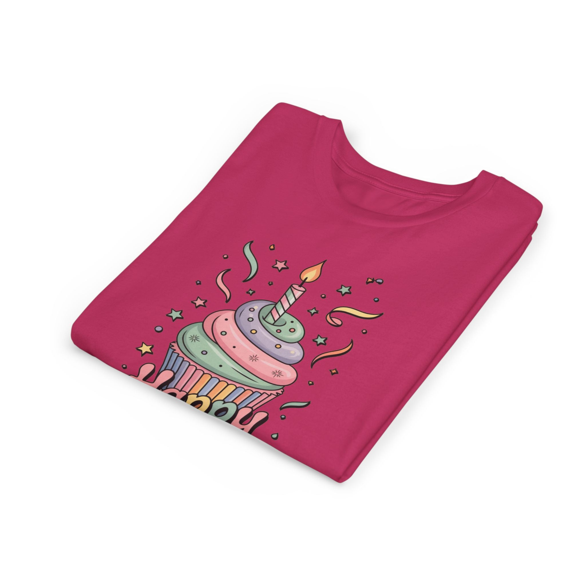 Kids "Happy Birthday" Cupcake Tee