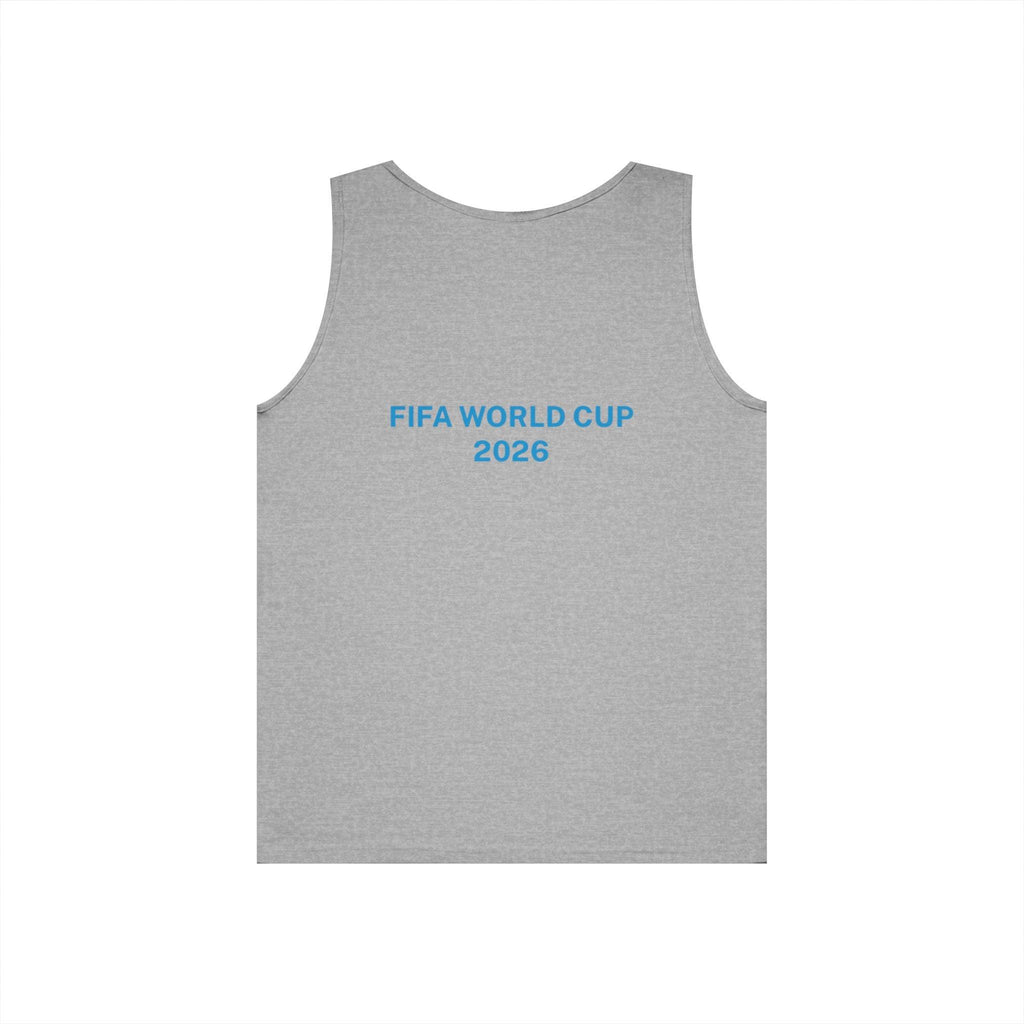 "I am Here to Stay" Argentina Soccer Star Tank Top — Jersey Portrait World Cup 2026.