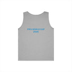 "I am Here to Stay" Argentina Soccer Star Tank Top — Jersey Portrait World Cup 2026.