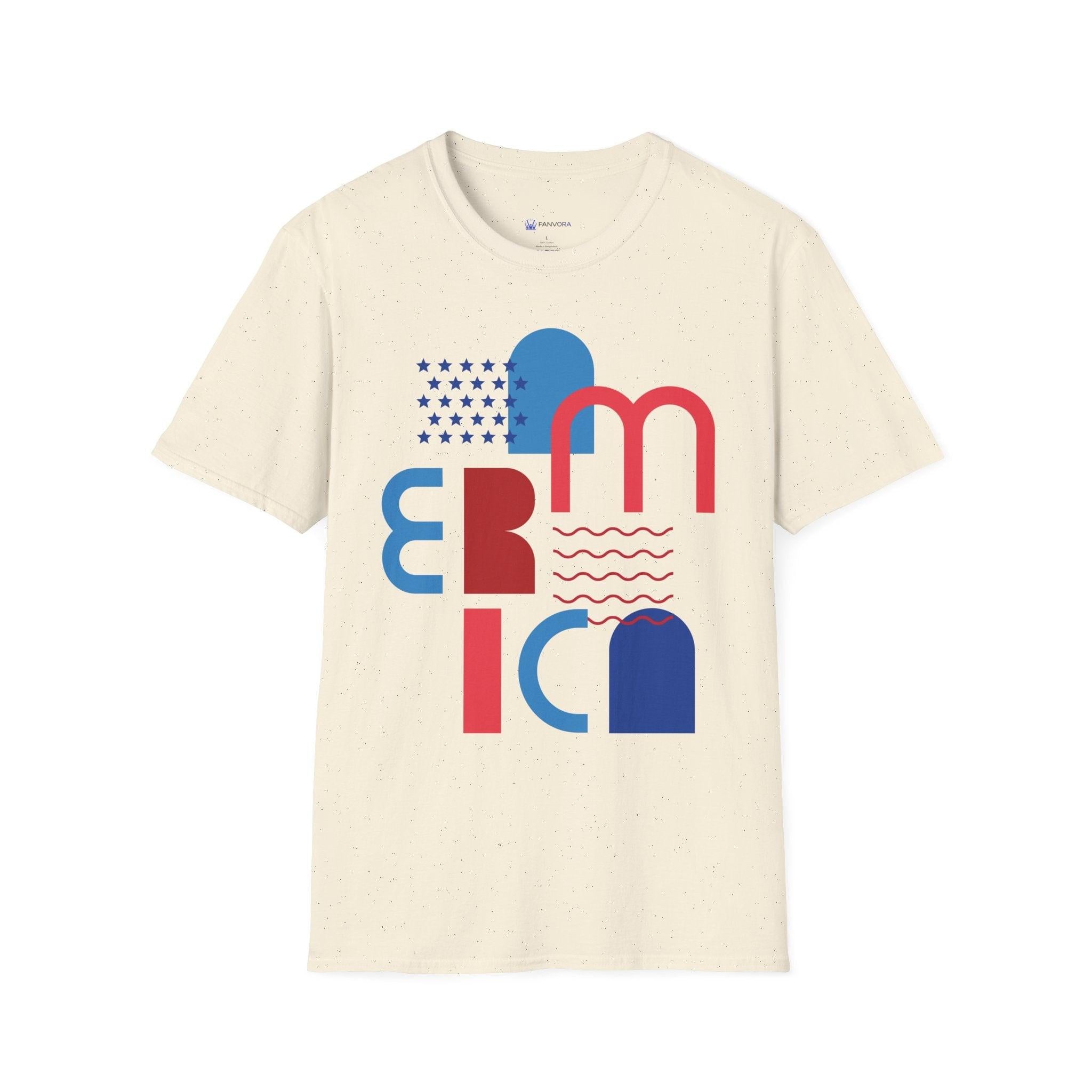 Modern America graphic t-shirt design