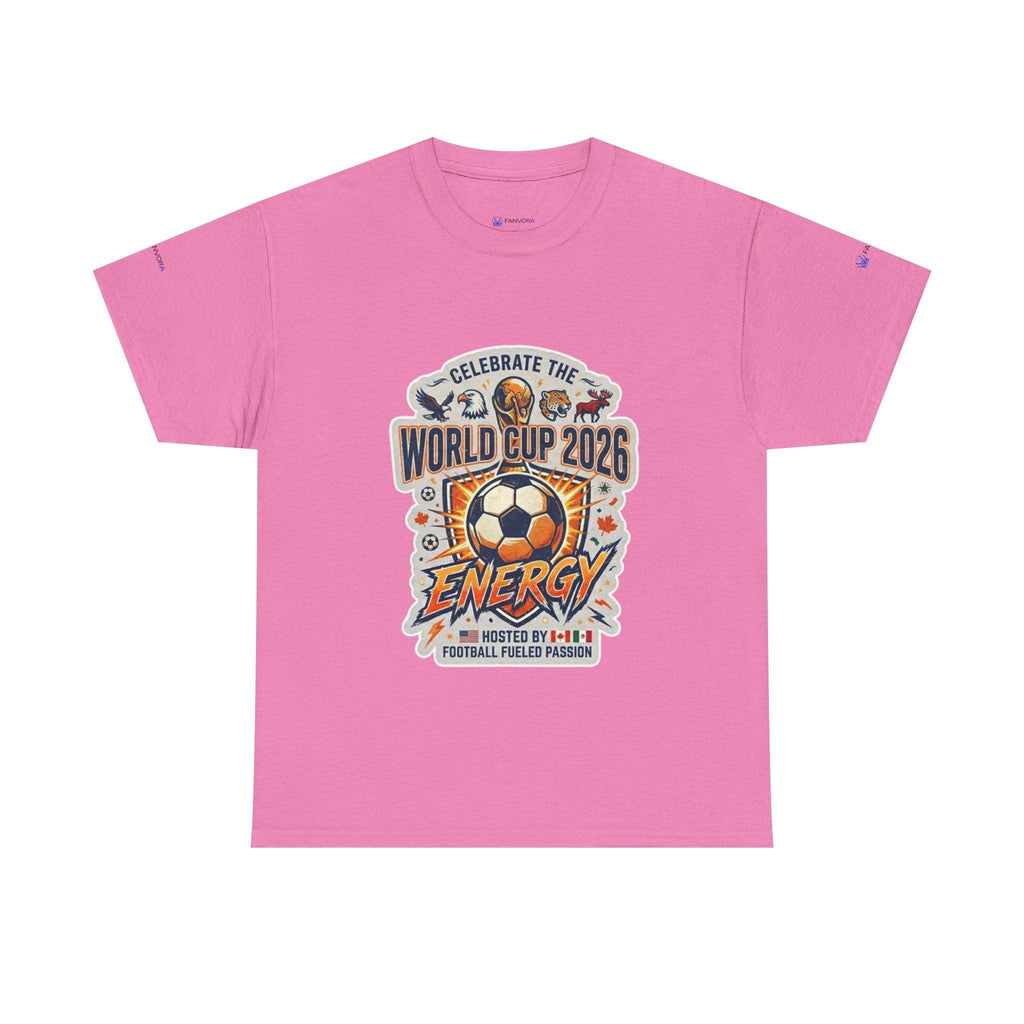 World Cup 2026 Energy Soccer Tee — "EAT SLEEP WATCH REPEAT" Fans Inspired.