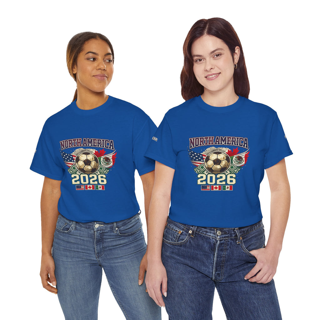 North America 2026 Soccer T-Shirt — USA Canada Mexico