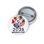Soccer 2026 USA Soccer Pin Button – Team USA Fan Button