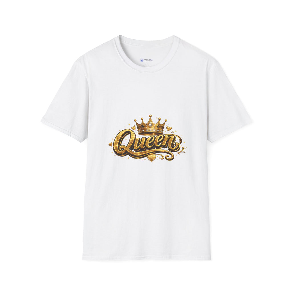 Queen Graphic T-Shirt — Gold Crown Design