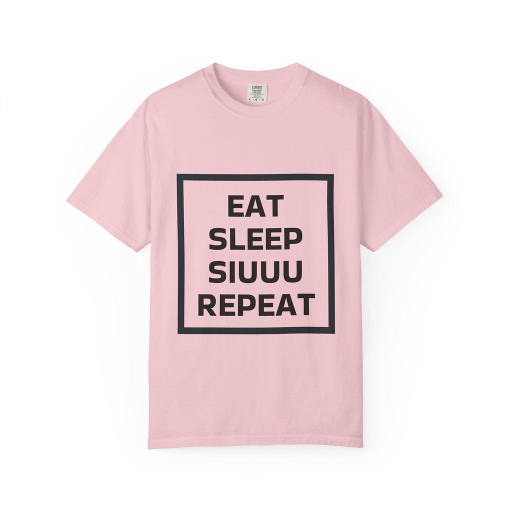 Unisex CR7 Fans Siuuu T-Shirt — Eat Sleep Siuuu Repeat Graphic Tee.