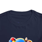 Toddler Birthday Tee — "3" Race Car Happy Birthday Shirt