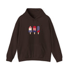 American Patriot Graphic Hoodie — Patriotic Fourth of July Sweatshirt.