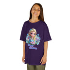 Kids Tee — 'Happy Birthday' Princess Floral Design
