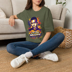 France legend Graphic T-Shirt — Vibrant Splash Portrait Soccer Fan Tee