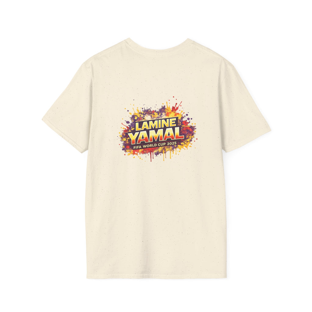 Soccer Player Portrait T-Shirt — 'Spain Legend' Watercolor Graphic Tee