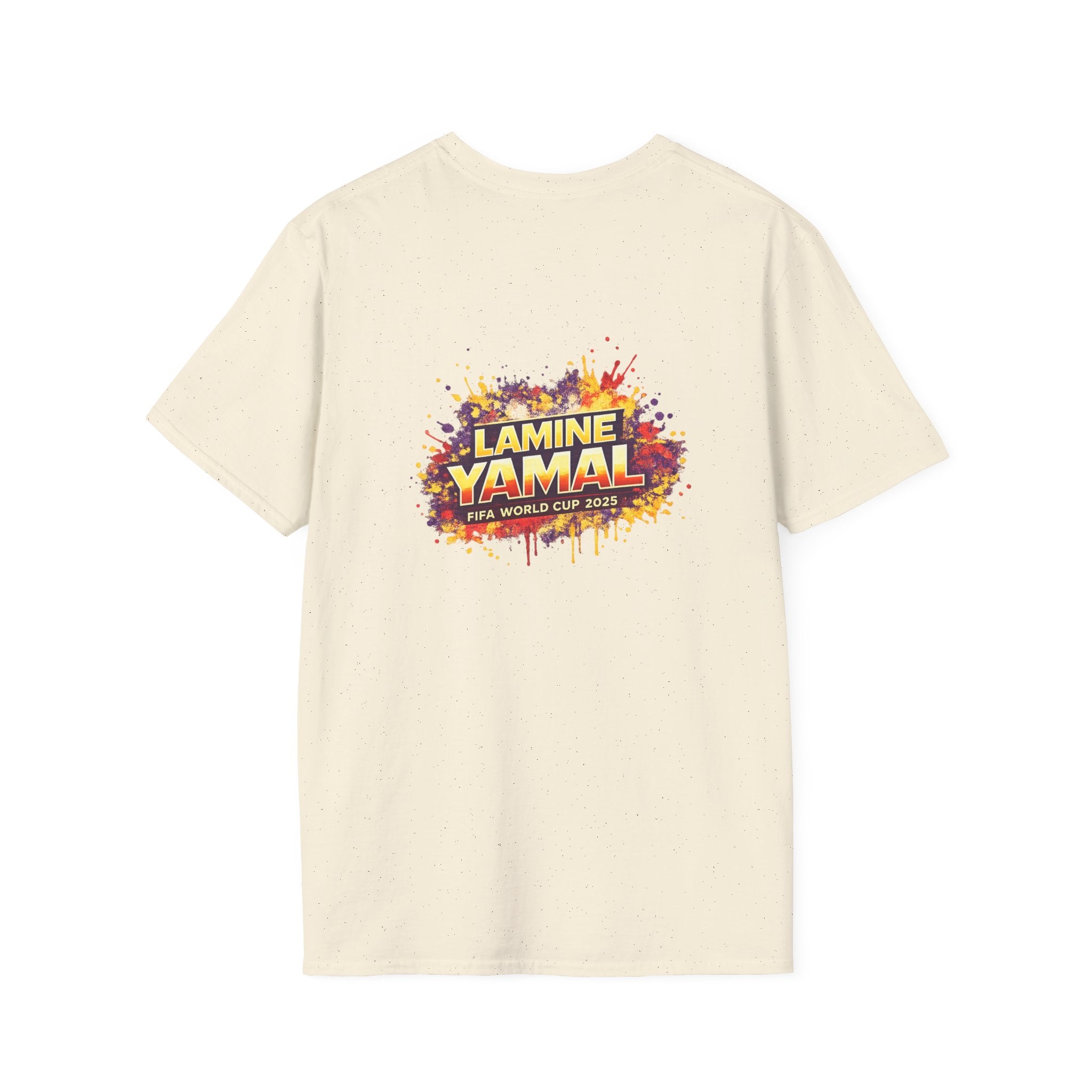 Soccer Player Portrait T-Shirt — 'Spain Legend' Watercolor Graphic Tee