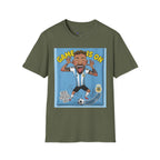 Soccer Fan T-Shirt — "Game Is On" Cartoon Player Graphic