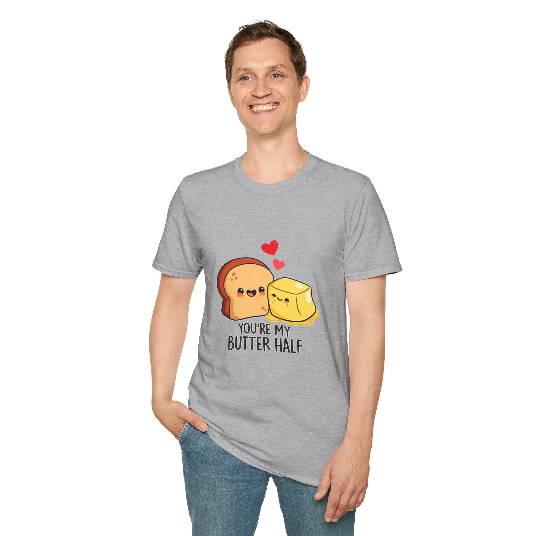 Cute "You’re My Butter Half" T-Shirt — Toast & Butter Couple Graphic Tee
