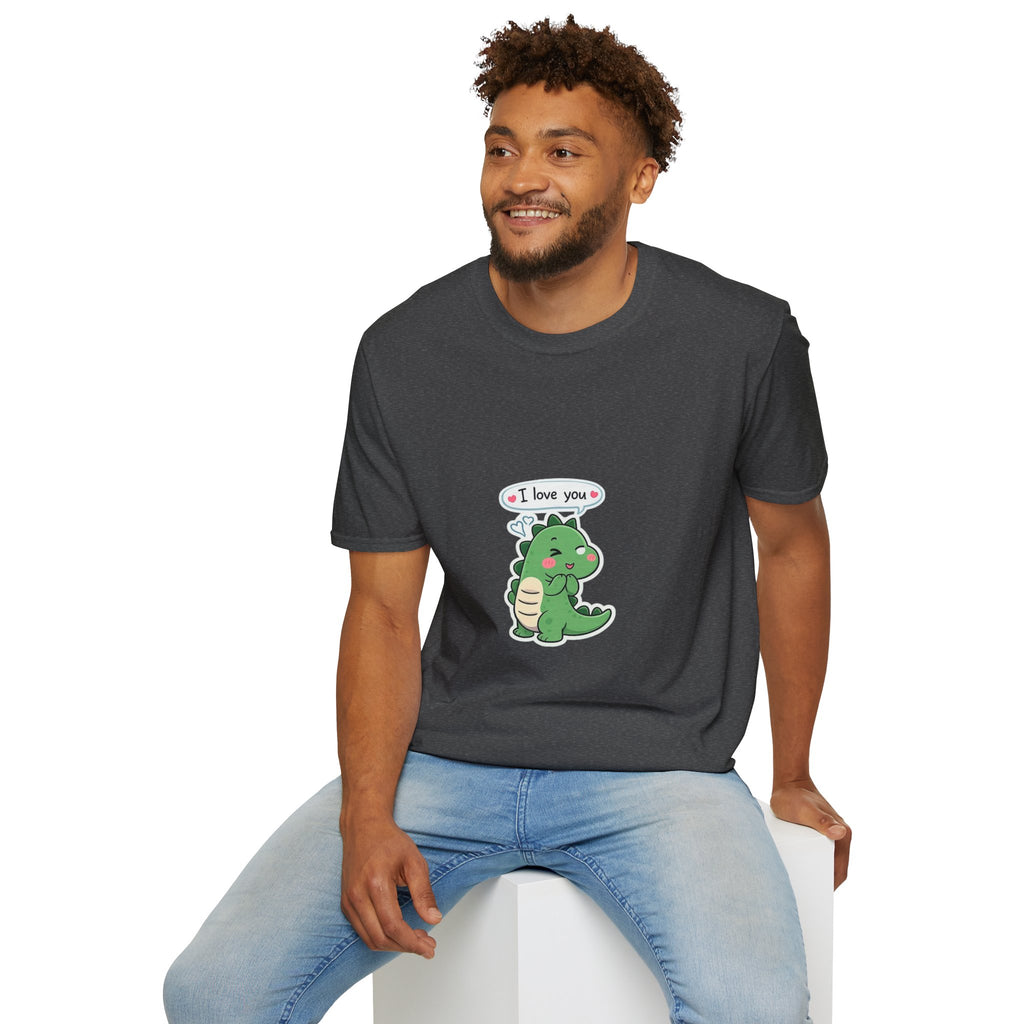 Cute Dinosaur 'I Love You' T-Shirt — Cute Kawaii Dino Graphic Tee
