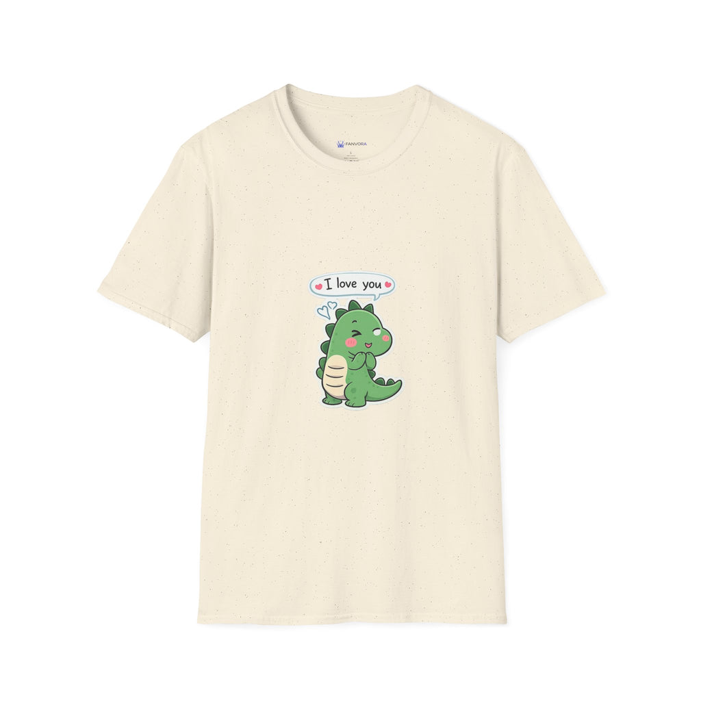 Cute Dinosaur 'I Love You' T-Shirt — Cute Kawaii Dino Graphic Tee