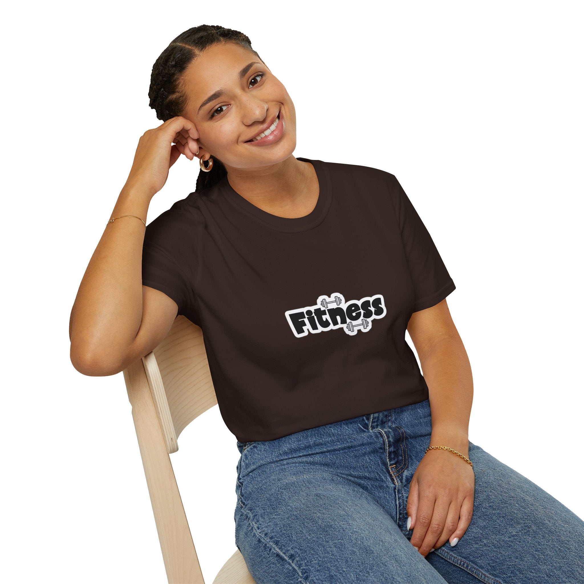 Fitness Graphic T-Shirt — Dumbbell Workout Tee for Gym Lovers