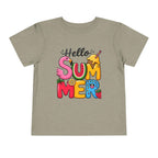 Hello Summer fruity typography Toddler Tee.