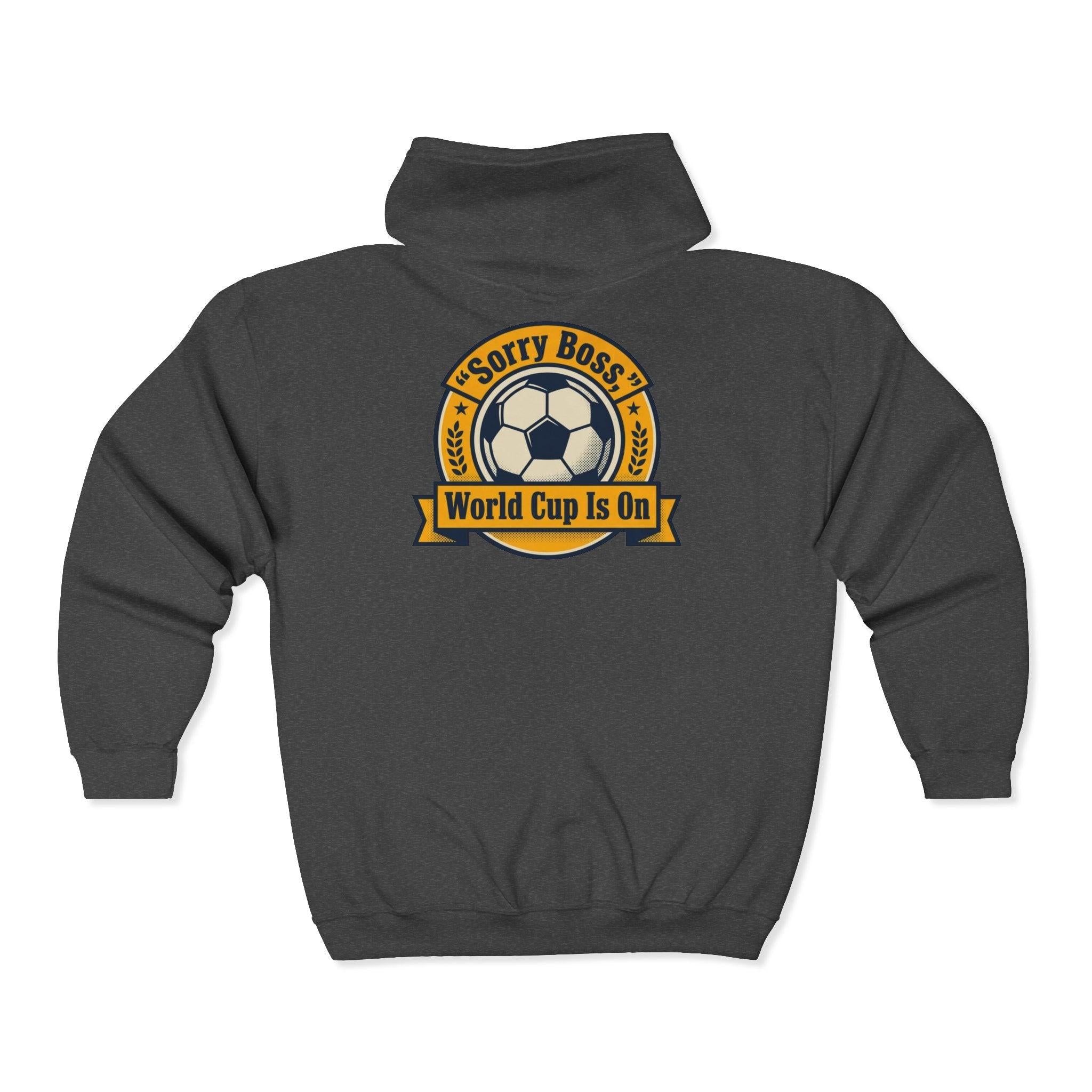 Soccer World Cup 2026 France Rising Talent Zip Hoodie – "Sorry Boss, World Cup Is On".