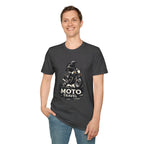 Moto Travel T‑Shirt — Vintage Motorcycle Rider Tee