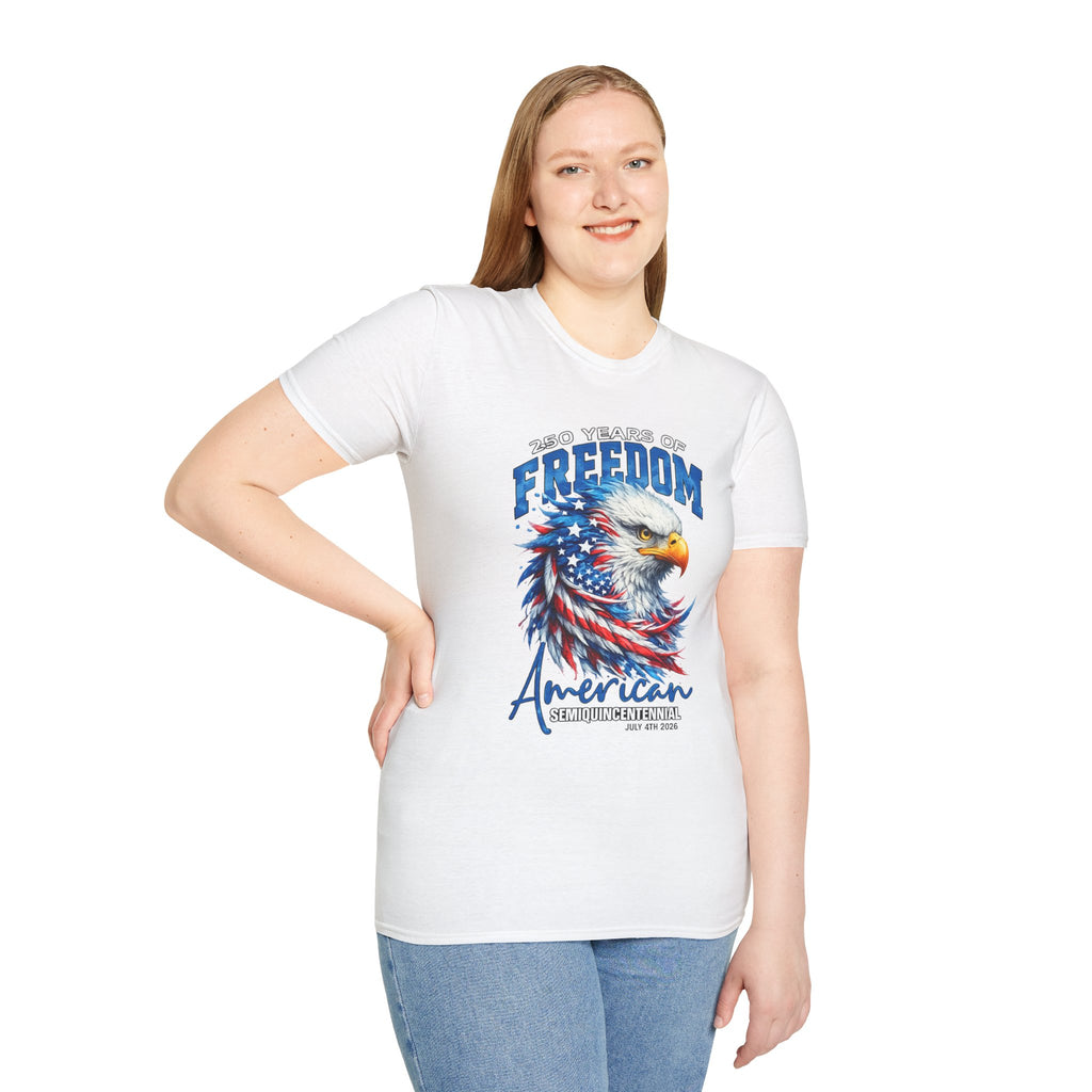 Freedom Eagle T‑Shirt — 250 Years of American Pride