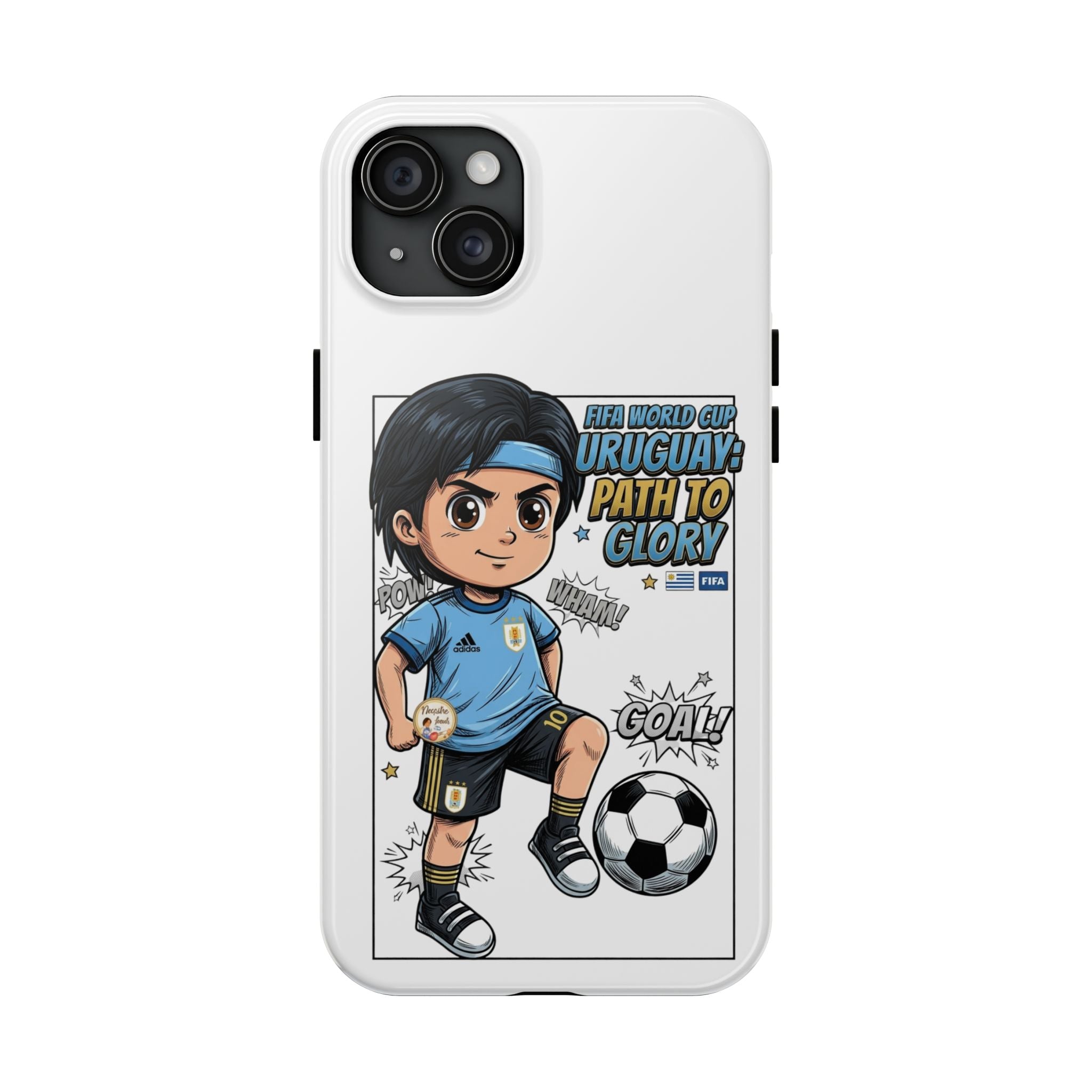 Uruguay Soccer Phone Case — Path to Glory "Goal!" Design