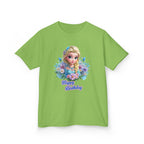Kids Tee — 'Happy Birthday' Princess Floral Design