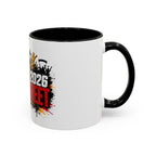 Soccer King Street 2026 Accent Coffee Mug — Crowned Soccer Ball Design (11/15oz)