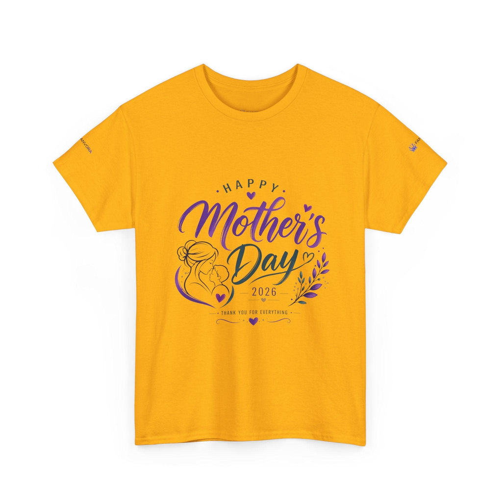 Mother's Day T-Shirt — "Happy Mother's Day 2026" Floral Mom Tee.