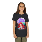 Birthday Youth Tee - Cute Mermaid "Happy Birthday" Graphic