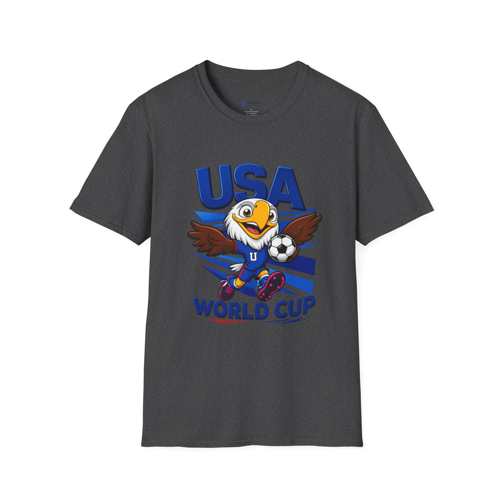 USA  Soccer T-Shirt — Eagle Mascot Graphic