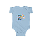 2nd Birthday Baby Bodysuit - "Happy Birthday" Number 2 Party Onesie