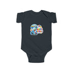 2nd Birthday Baby Bodysuit - "Happy Birthday" Number 2 Party Onesie