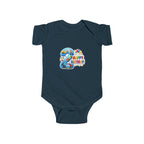 2nd Birthday Baby Bodysuit - "Happy Birthday" Number 2 Party Onesie